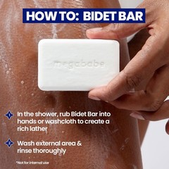 Bidet Bar | pH Balanced Cleansing Bar for the Entire Intimate Area | 4.5 oz