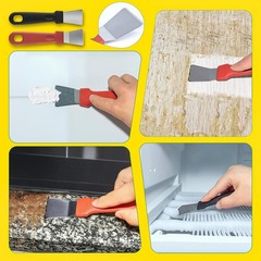 Hard Bristle Crevice Cleaning Brush for Kitchen Bathroom Grout and Household Use