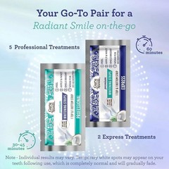 GuruNanda Teeth Whitening Strips – 7-Day Treatment with Non-Slip, Dry Strip Tech