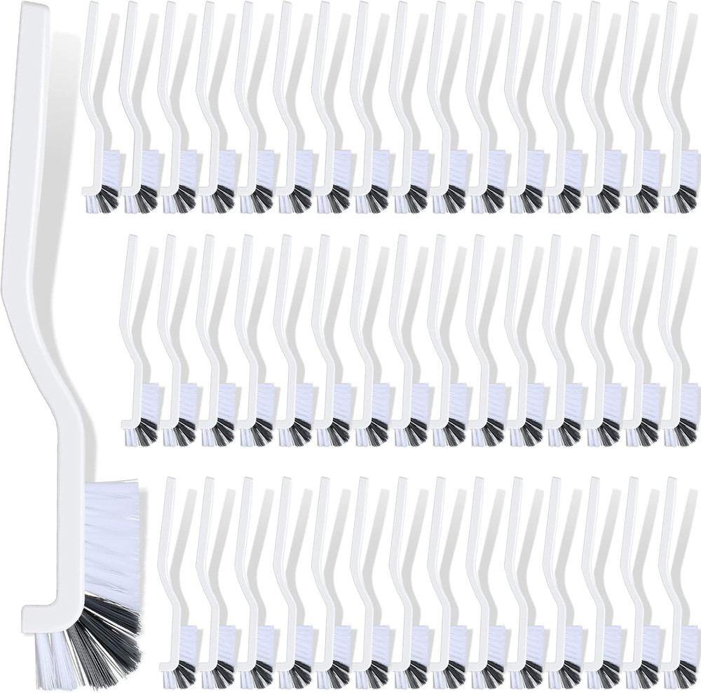 48 Pcs Kitchen Scrub Brush Bulk Plastic Sink Bathroom Cleaning Edge Corner Brush