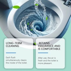 1Pack Toilet Bowl Cleaner, Toilet Cleaner, Long-Lasting Fresh Scent