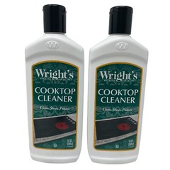 Wright’s Cooktop, Ceramic, & Glass Cleaner Cream Shines & Protects 10oz Lot of 2