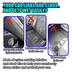 Auto Sunroof Drain Cleaning Tool, 78 Inch Long Pipe Cleaners & Flexible Drain…