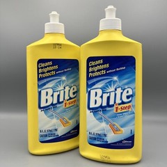 2x Vintage Brite Floor Shine 1 Step Cleaner 16 Fl Oz New 2000 Lot