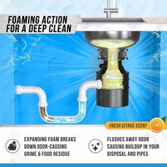 Powerful Garbage Disposal Cleaner Tablets – 24 Pack Citrus Foam Freshener, XL De