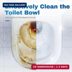 Vacplus Toilet Bowl Cleaner Tablets 20 PACK, Automatic Cleaners with Bleach, Slo