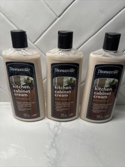 (3) 12 Oz Bottles Thomasville Wood Care KITCHEN CABINET CREAM Cleans Shines