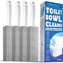 Pumice Cleaning Stone with Handle Toilet Bowl Cleaner Hard Water Ring Remover fo