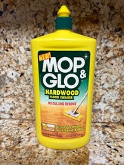Vintage Mop And Glo Hardwood Floor Cleaner Squirt And Mop 32 Oz FULL!