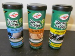 Turtle Wax Spray & Wipe Detailing Wipes/Spray: Glass or Leather Cleaner
