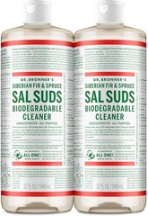 Dr Bronner Sal Suds Cleaner 32oz 2 Pack Multi Surface Concentrate Soap