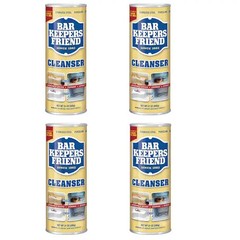 Bar Keepers Friend All-Purpose Cleaner and Polish 21 Oz. 4-Pack