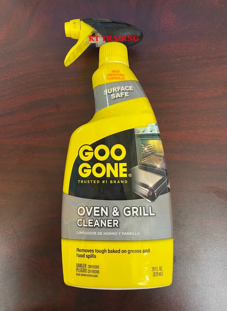 GOO GONE OVEN & GRILL Crates Pots Grease CLEANER Surface Safe 28oz New Improved