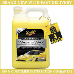 Meguiar’s Ultimate Wash & Wax Car Wash Soap 1 Gallon pH Balanced Formula