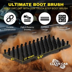 Heavy Duty Truck Step Brush – Universal Fit for Trucks RVs SUVs – Durable