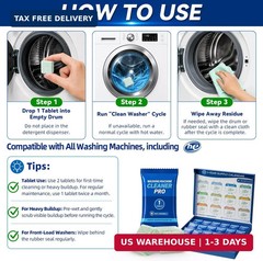 Washing Machine Cleaner Pet-Hair-Remover for Laundry | Especially suited for Pet