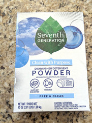 Seventh Generation Natural Automatic Dishwasher Powder Free & Clear 45oz Box