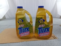 2x Tilex Daily Shower Cleaner Spray Refill 64 oz Bottle Fresh Shower FADED
