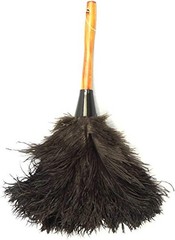 Mini Ostrich Feather Duster 14″ Handheld Reusable Cleaning Tool