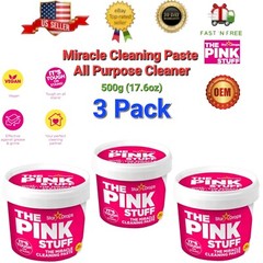 The Pink Stuff Miracle Cleaning Paste Cleaner Remover Dirt Grease Rust Stains