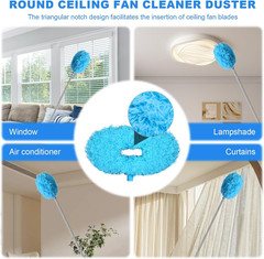 Ceiling Fan Cleaner Duster – Adjustable Duster with Extension Pole,Dusters for C