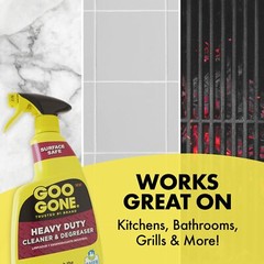 Goo Gone Heavy Duty Cleaner and Degreaser 16 Fl Oz Pack of 2 Surface Safe