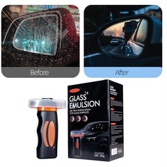 1-5Set Automotive Oil Film Cleaner Car Windshield Oil Film Remover w/ Brush Head