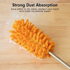 Soft Microfiber Duster with Detachable Heads – Essential for Spotless Cleaning