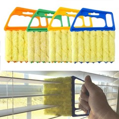 4 Pack Window Blind Cleaner Duster Tool, 7 Finger Venetian Scrub Brush with W…
