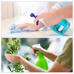 24 PCS Spray Bottle Nozzle 6 Colors Plastic Trigger Spray Tops Replacement