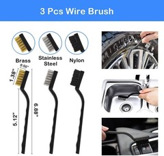 20Pcs Car Wheel Tire Detailing Brush Set Auto Cleaning Kit Drill Brushes