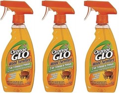 Glo (Pack of 3) Wood Furniture 2-in-1 Clean and Polish, 48 Fl Oz total