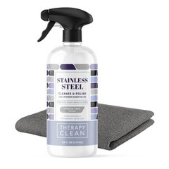 Stainless Steel Cleaner Kit Removes Fingerprints,Water Marks,Residue,Grease Mark