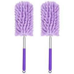 TIMIVO Mini Duster for Cleaning, 360° Bendable Hand Dusters with Extension Po…