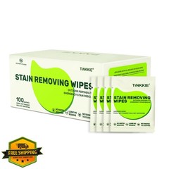 TiNKKiE Stain Remover Wipes 100 Count
