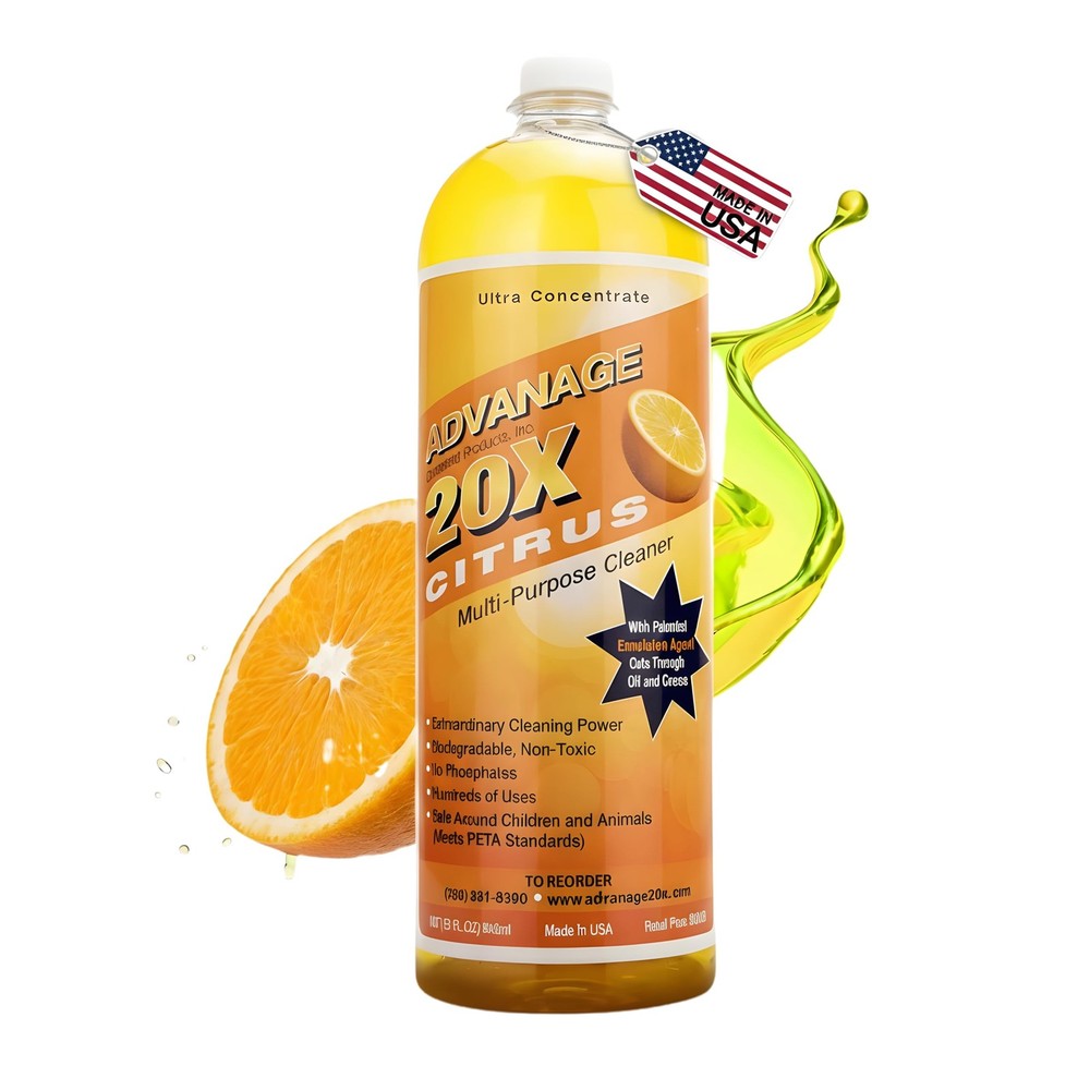 Advanage 20X Household Cleaner Concentrate Refill, 32 oz | Citrus All Purpose…