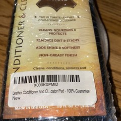 Leather Nova Conditioner & Cleaner 18 fl oz Discontinued New 100% Non-Toxic