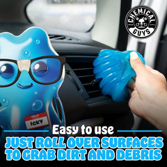Sticky Icky Car Cleaning Gel, Green Apple, Interior Car Cleaner, Reusable Automo