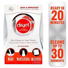 At-Home Dry Cleaner Kit 6 Count Laundry Cleaning Cloth Sheets
