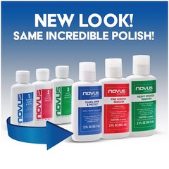 NOVUS-PK1-2 | Plastic Clean & Shine #1, Fine Scratch Remover #2, Heavy Scratc…