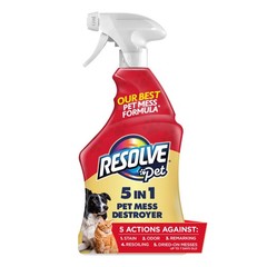 Resolve 5in1 Carpet Cleaner Spray – for Removal of Pet Stains & Odors Up to 7…