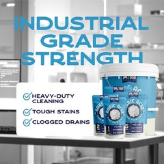 Commercial Cleaner, Drain Unclogger, 5 lbs