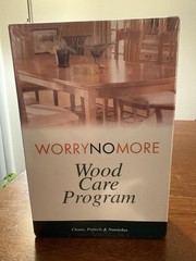 Worry No More Wood Care Program Cleans Protects 8 oz Polish Cleaner Cloth SEALED