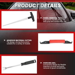 7-Piece Windshield Removal Tool Kit