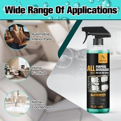 Heavy-Duty 2Pcs All Purpose Degreaser for Car & Home, Lemon Scent 120ml