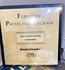 MasterGuard Furniture Protection Package Sealed Box Wood Leather Fabric Care Kit
