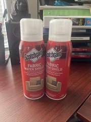 (2-pk) 3M Scotchgard FABRIC WATER SHIELD Waterproof Clothes Upholstery 10Oz NEW