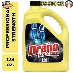 Max Gel Drain Clog Remover 2 Pack Professional Strength Safe on PVC Metal Pipes