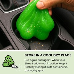 Car Cleaning Gel Putty 6 Pack – Apple Scented Interior Detailing Tool, Dust Remo