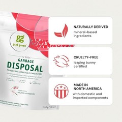 Non-toxic Odor Remover Naturally Derived Cleaner Prevents Clogging Loosens Grime